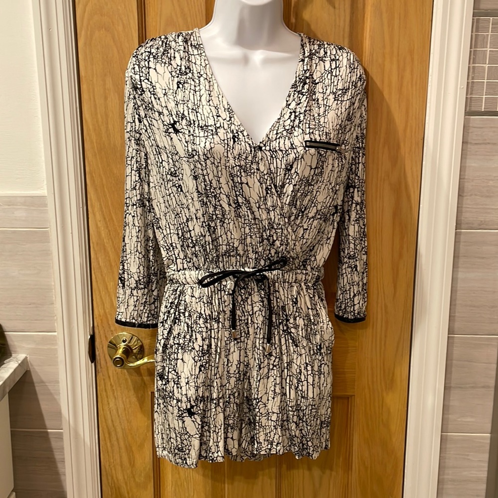 Philosophy Black and White Romper